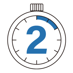 Icono del segundo paso para realizar Logopedia Online que es prepararse para la cita